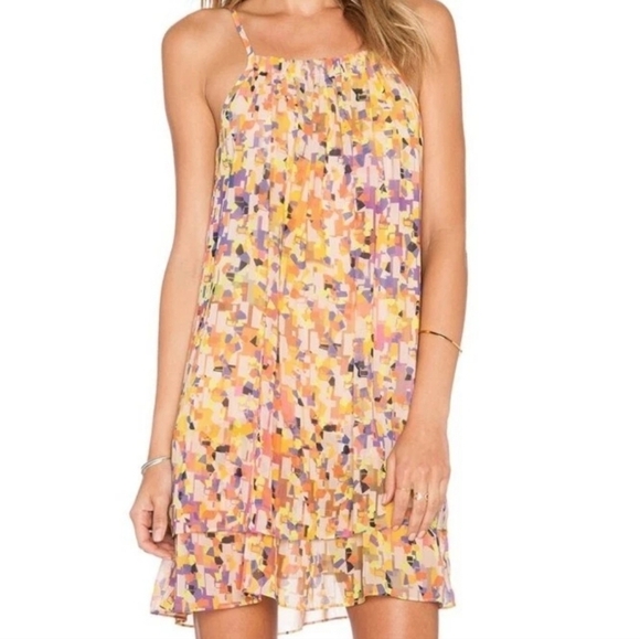 Trina Turk x REVOLVE “Steph” Mini Dress – Pink Multi Mosaic | Size 10 - Picture 6 of 10
